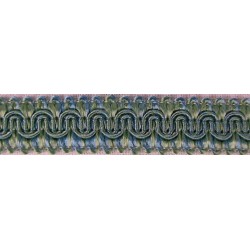 Scroll Gimp Braid Teal Blue