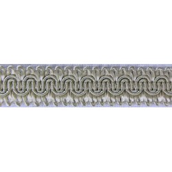 Scroll Gimp Braid Pale Silver