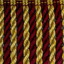 Amazonas Bullion Fringe 1656 Burgundy & Gold