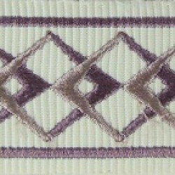 Decorative Trim - Diamond Pattern Lavender