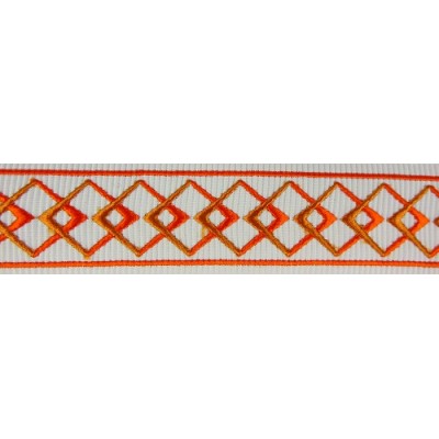 Decorative Trim - Diamond Pattern Orange