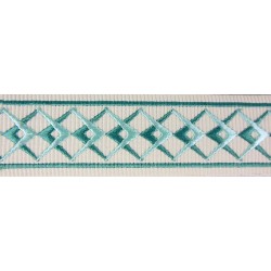 Decorative Trim - Diamond Pattern Teal