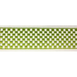 Decorative Border - Geometric Pattern Lime 