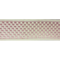 Decorative Border - Geometric Pattern Pink