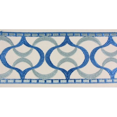 Decorative Border - Lantern Pattern Blues