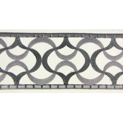 Decorative Border - Lantern Pattern Greys