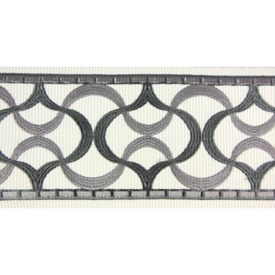 Decorative Border - Lantern Pattern Greys