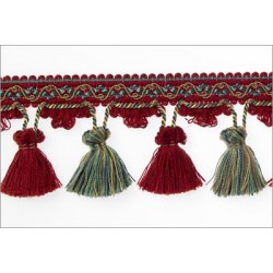 Botticelli Tassel Fringe 1825 Garnet