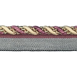 Cavalier Flanged Cord 1009 Aubergine Avocado