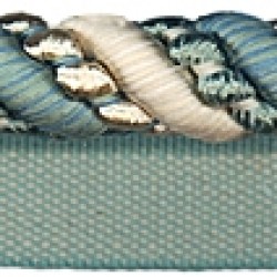 Cavalier Flanged Cord 1011 Teal Oyster