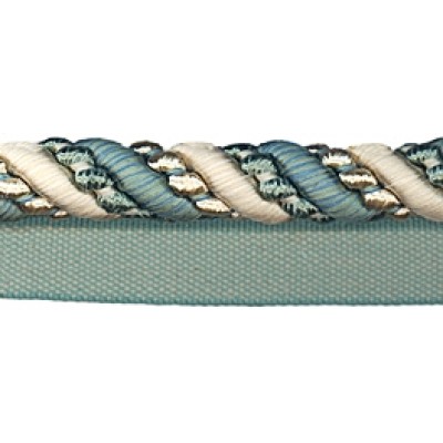 Cavalier Flanged Cord 1011 Teal Oyster