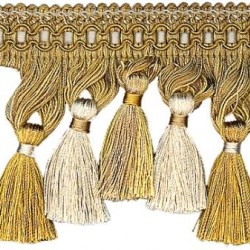 Cavalier Tassel Fringe 1246 Gold Cream