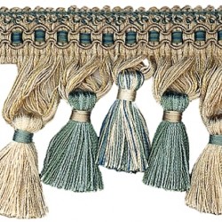 Cavalier Tassel Fringe 1246 Teal Oyster