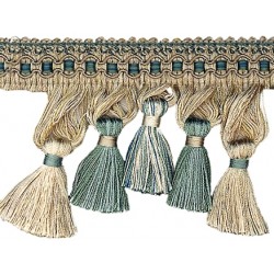 Cavalier Tassel Fringe 1246 Teal Oyster