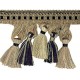 TASSEL FRINGE 90MM - 10 COLOURS