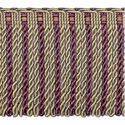 Cavalier Bullion Fringe 1741 Aubergine Avocado