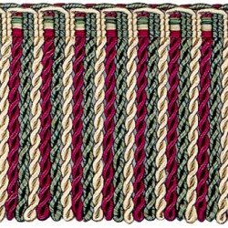 Cavalier Bullion Fringe 1741 Cherry Taupe Forest