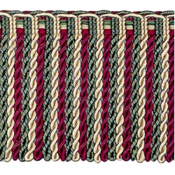 Cavalier Bullion Fringe 1741 Cherry Taupe Forest