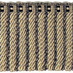 Cavalier Bullion Fringe 1741 Black Taupe