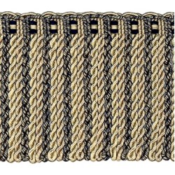 Cavalier Bullion Fringe 1741 Black Taupe