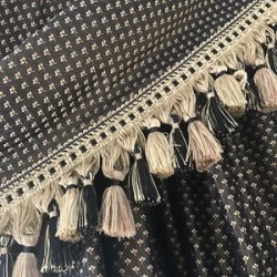 TASSEL FRINGE 90MM - 10 COLOURS