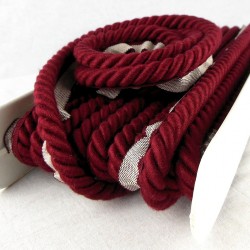 Cottonfields Flanged Cord Burgandy