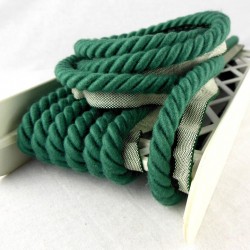 Cottonfields Flanged Cord Green