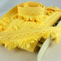 Cottonfields Scallop Fringe Yellow