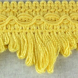 Cottonfields Scallop Fringe Yellow