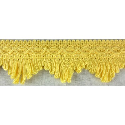 Cottonfields Scallop Fringe Yellow