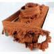 Cottonfields Scallop Fringe Terracotta