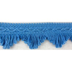 Cottonfields Scallop Fringe Blue