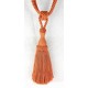 Cottonfields Single Tassel Tieback Terracotta