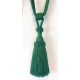 Cottonfields Single Tassel Tieback Brunswick Green