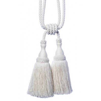 Cottonfields Double Tassel Tieback 2664-24 Natural   