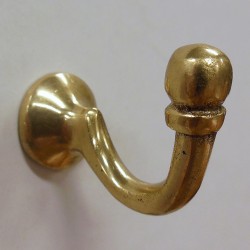 Tieback  Hook Brass - 40MM