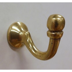 Tieback  Hook Brass - 40MM