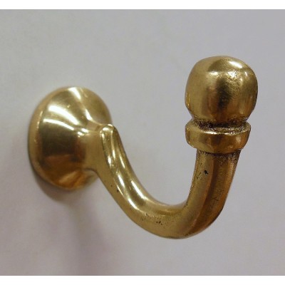 Tieback Hook Brass - 42MM