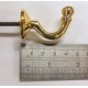 Tieback Hook Brass - 42MM