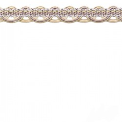 Galon Braid Lavander, Soft Gold & Silver