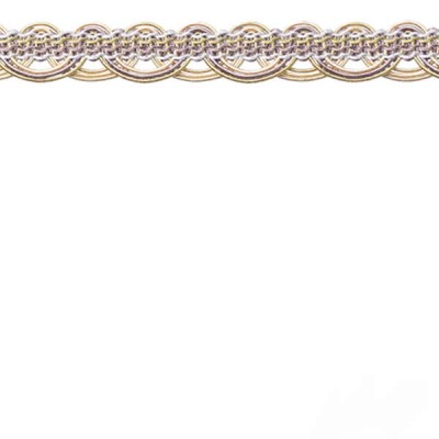 Galon Braid Lavander, Soft Gold & Silver