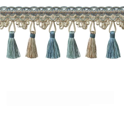 Tassel Trim Turquoise