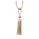 Single Tassel Tie Back Light & Dark Gold