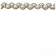 Braid with Pearls Grey, Silver & Cream