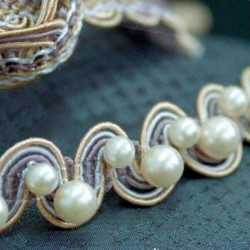 PEARL BRAID 15MM - 9 COLOURS