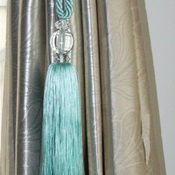 Curtain Tieback Teal