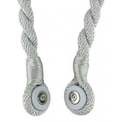 Magnetic Weaved Rope Silver