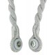 Magnetic Weaved Rope Silver