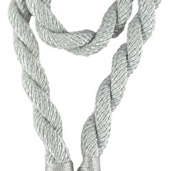 Magnetic Weaved Rope Silver