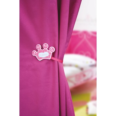 Magnetic Wooden Princess Crown Tie Back